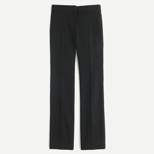 J. Crew Edie Full-length Trouser In Four-Season Stretch Size 8 Tall Black